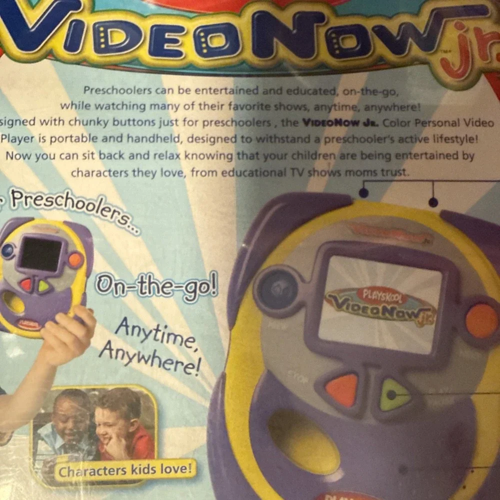 Playskool Video Now Jr Brand New Factory Sealed Video Player